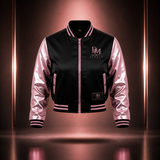 DM Legacy Black & Pink Luxury Varsity Jacket