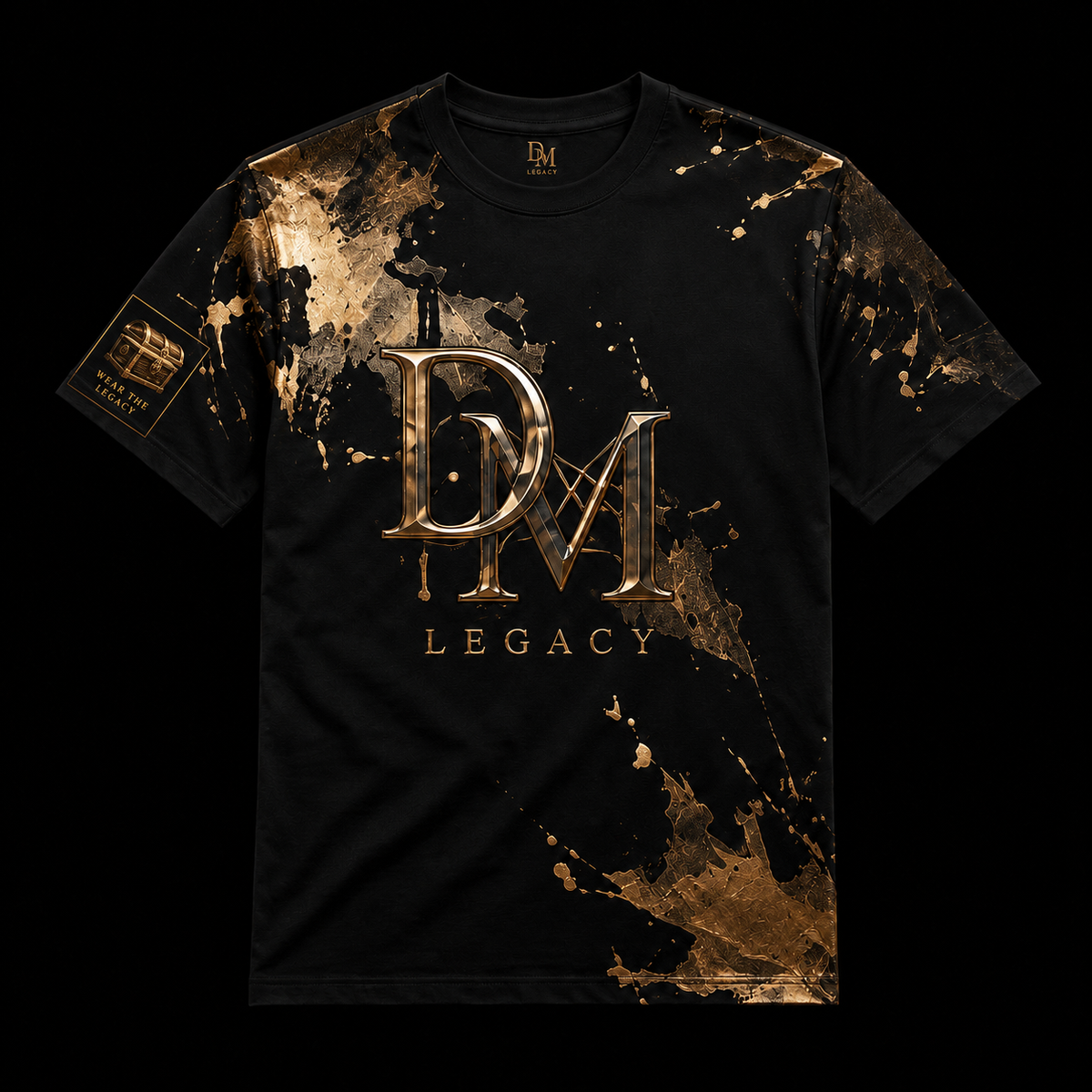 DM Legacy Black & Gold Signature Tee