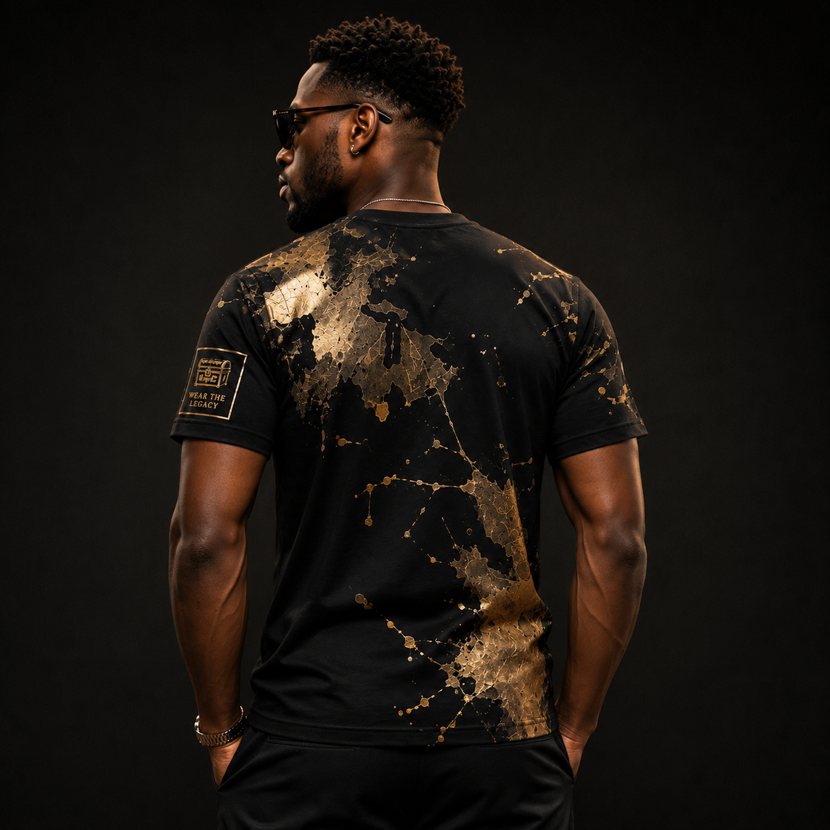 DM Legacy Black & Gold Signature Tee