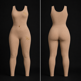 DM Legacy Beige Ribbed Sculpt Jumpsuit