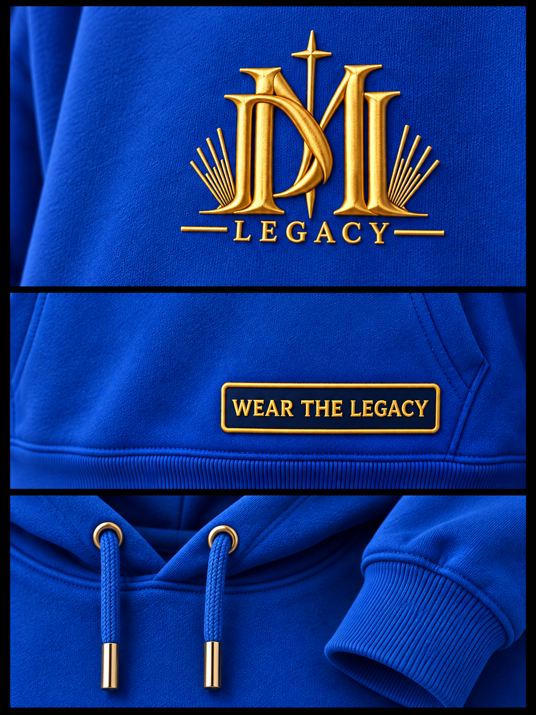 DM Legacy Royal Blue Signature Hoodie
