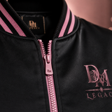 DM Legacy Black & Pink Luxury Varsity Jacket
