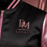 DM Legacy Black & Pink Luxury Varsity Jacket