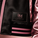 DM Legacy Black & Pink Luxury Varsity Jacket