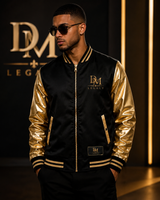 Blouson universitaire DM Legacy noir et or