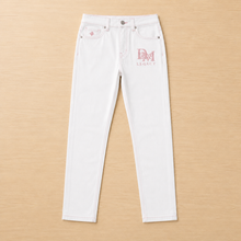 DM Legacy Girls Pink Tee & White Denim Set