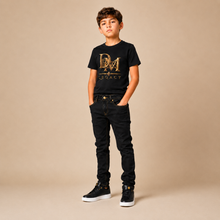 DM Legacy Boys Black Tee & Black Denim Se