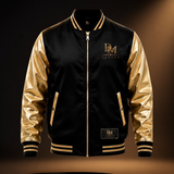 Blouson universitaire DM Legacy noir et or