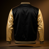 Blouson universitaire DM Legacy noir et or